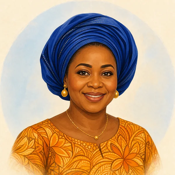 Portrait of Mrs Bello, a parent